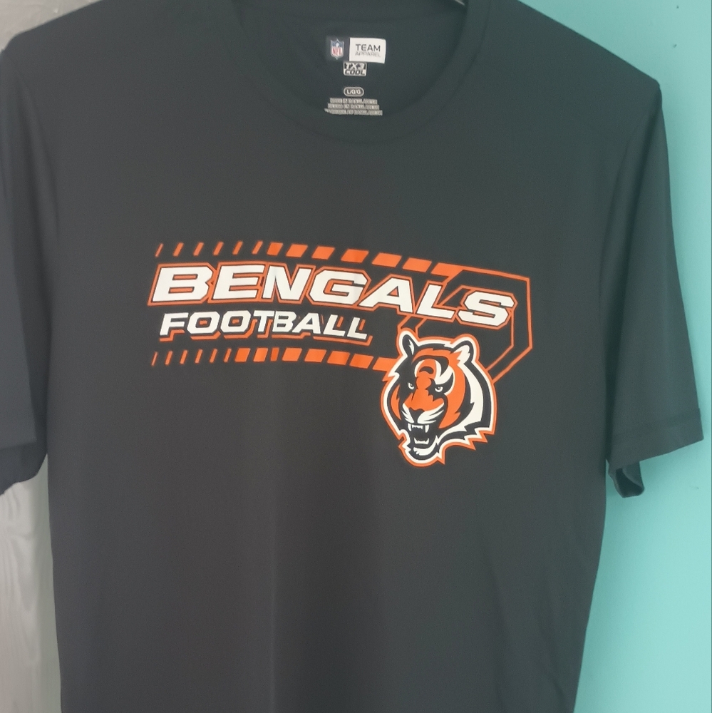 Cincinnati Bengals NFL Team Apparel TX3 Cool T Shirt Men's Size Large